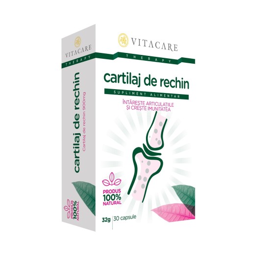 Cartilaj de rechin, 30 capsule, Vitacare