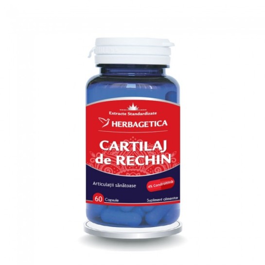 Cartilaj de rechin 60 capsule, Herbagetica