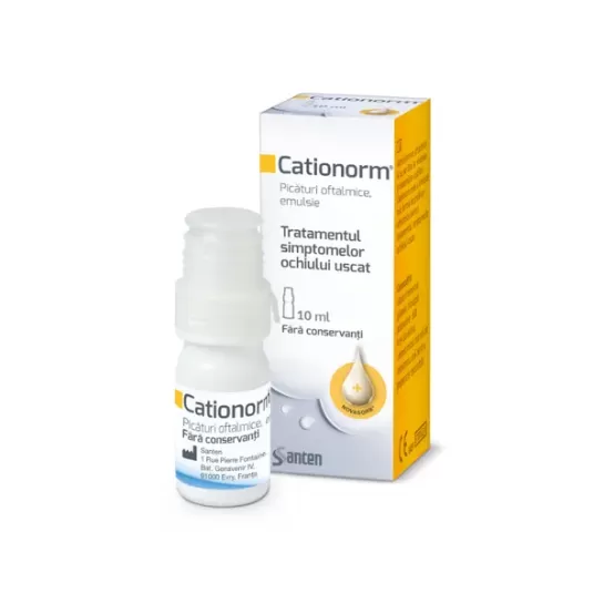 Cationorm picaturi oftalmice, 10 ml, Santen
