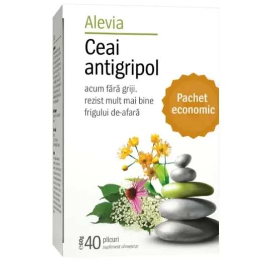 Ceai Antigripol 40 plicuri, Alevia