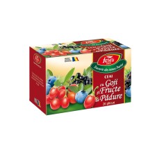 Ceai cu goji si fructe de padure Aromfruct, 20 plicuri, Fares