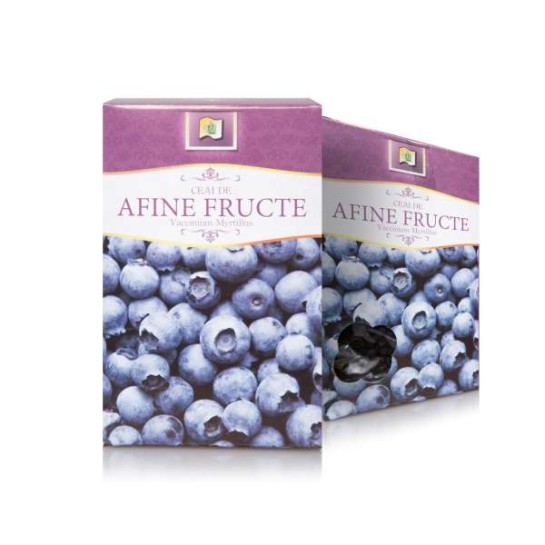 Ceai de afine fructe, 50g, Stef Mar