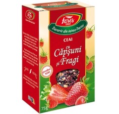 Ceai de capsuni si fragi, 75g, Fares
