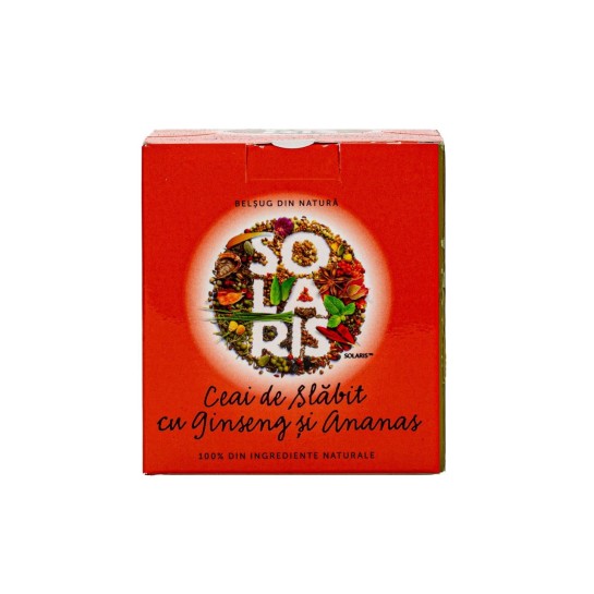 Ceai de slăbit cu ginseng si ananas 20dz Solaris