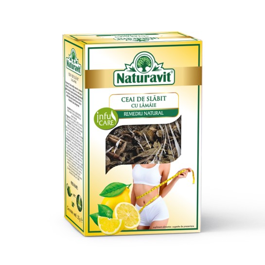 Ceai de slăbit cu lămaie, 50g, Naturavit 