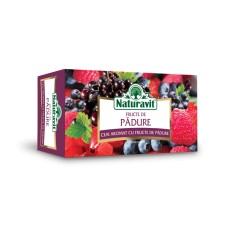 Ceai fructe de padure, 20 plicuri, Naturavit