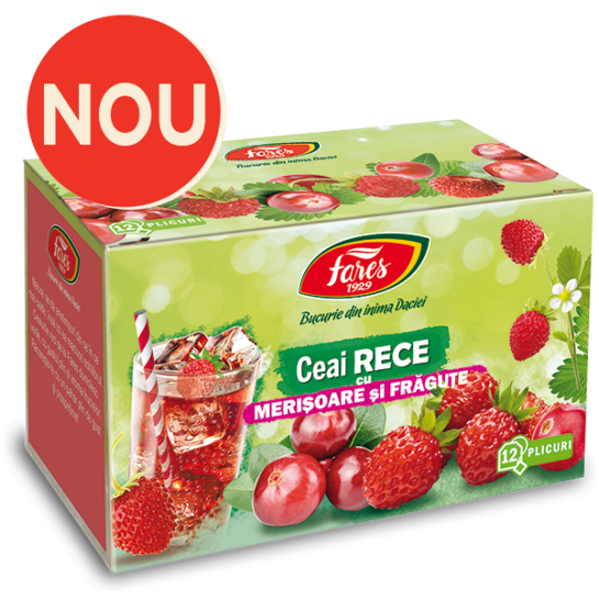 Ceai rece cu merisoare si frăgute, Fares
