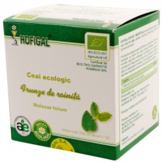 Ceai roinita frunze eco, plicuri,Hofigal