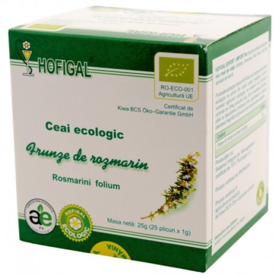 Ceai rozmarin frunze eco, Hofigal