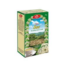 Ceai soc flori, R42, 50 g, Fares
