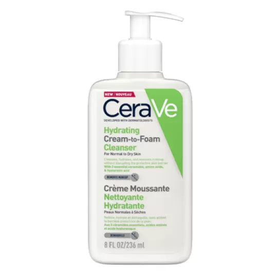 CeraVe Cremă de curătare spumantă si hidratantă 236 ml