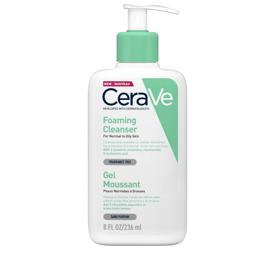 CeraVe gel de curatare spumant piele normal-mixta 236ml