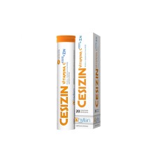 Cesizin Vitamina C 1000 + Zn, 20 comprimate efervescente, Hyllan