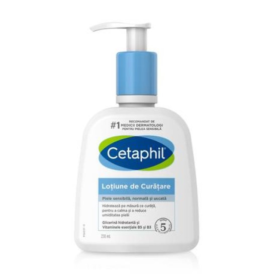 Cetaphil Lotiune de Curăţare - Piele sensibilă si uscată, 236ml