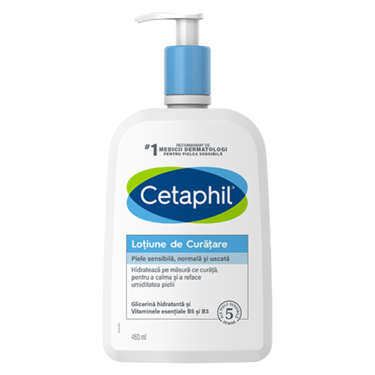 Cetaphil Lotiune de Curăţare - Piele sensibilă si uscată, 460ml