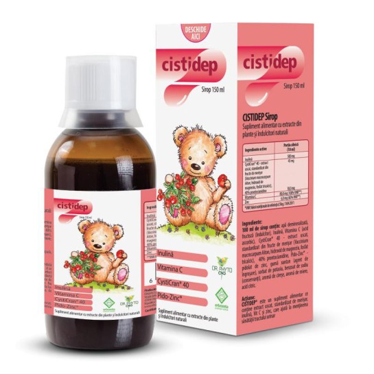 Cistidep sirop copii, 150ml, Erbozeta