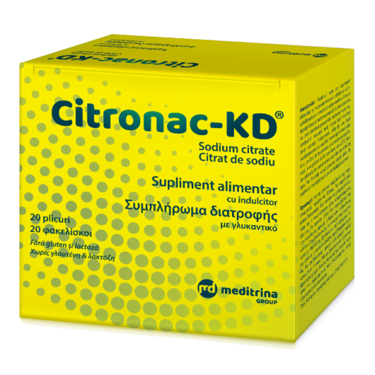 Citronac-KD, 20 plicuri, Meditrina Pharmaceuticals
