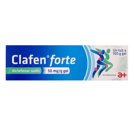 Clafen forte 50mg/g gel 100g, Antibiotice