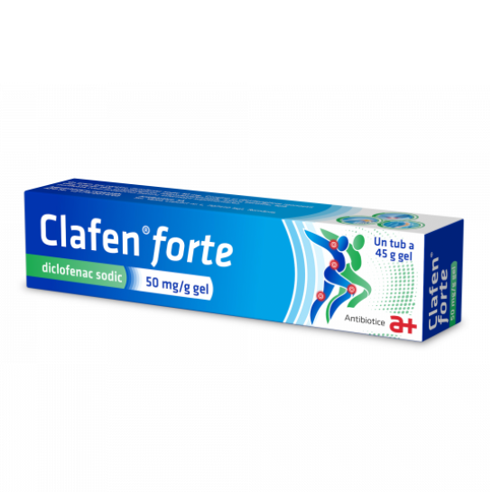 Clafen forte 50mg/g gel 45g, Antibiotice 