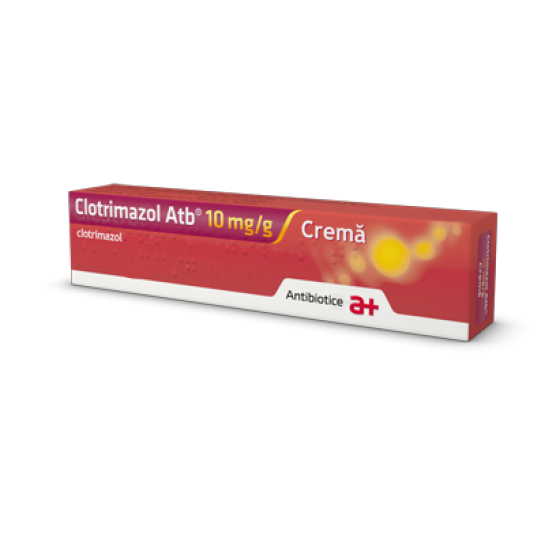 Clotrimazol cremă 10 mg/g, tub 15g, Antibiotice