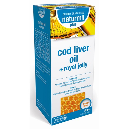 Cod Liver Oil Plus with Royal Jelly,500 ml suspensie orală