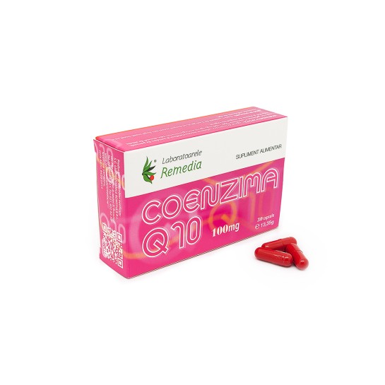 Coenzima Q10 100mg, 30 capsule, Remedia