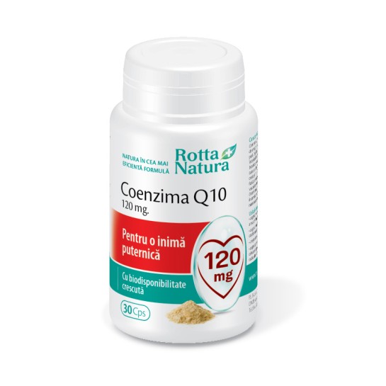 Coenzima Q10, 120 mg, 30 capsule, Rotta Natura
