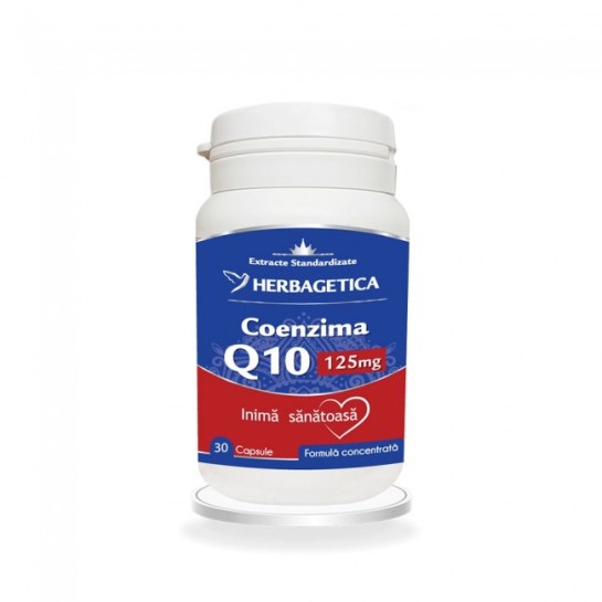 Coenzima Q10 125mg, 30 capsule, Herbagetica