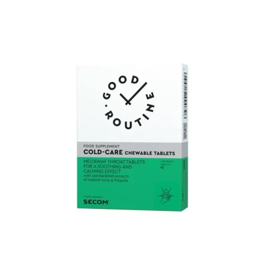 Cold-Care Chewable, 10 tablete masticabile, Secom