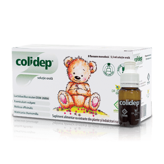 Colidep suspensie orală, 8 flacoane, Erbozeta