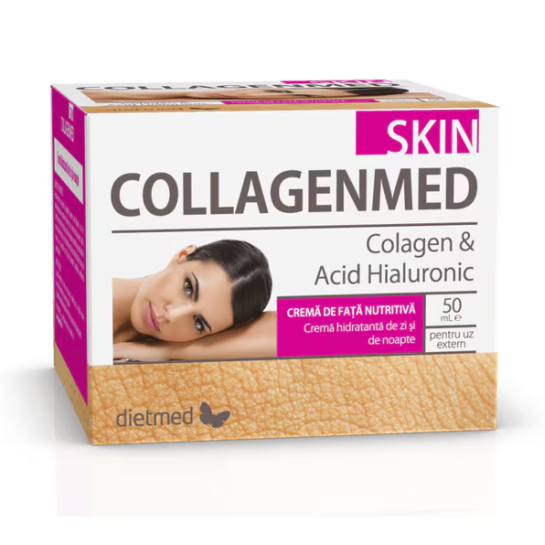 Collagenmed Skin, night and day, cremă de fată hidratantă, 50ml, Dietmed