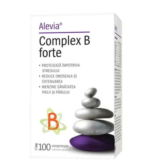 Complex B forte 100 comprimate, Alevia