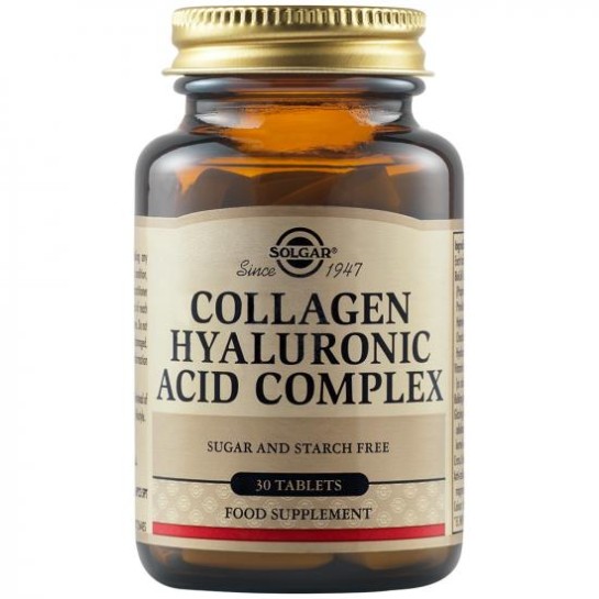 Collage Acid Hialuronic Complex, 30 tablete, Solgar