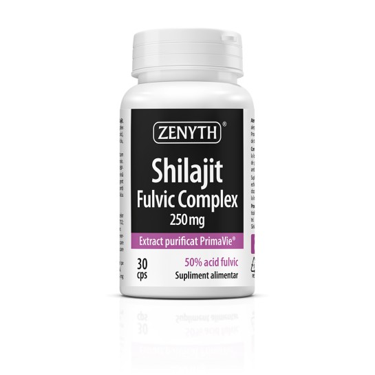 Complex fulvic Shilajit, 250 mg, 30 capsule, Zenyth 