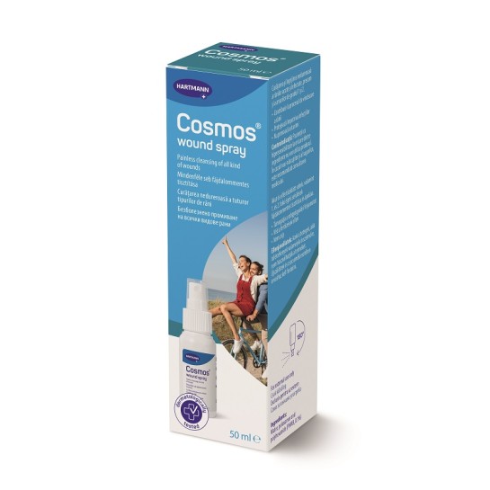 Cosmos Wound, spray pentru curătarea rănilor, 50 ml, Hartmann 