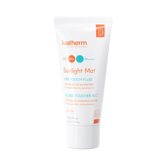 Cremă hidratantă cu protectie solară Sunlight Mat, SPF 50+, 50 ml, Ivatherm