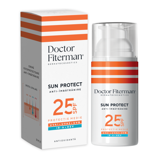 Cremă hidratantă cu SPF25 Sun Protect, 50 ml, Doctor Fiterman 