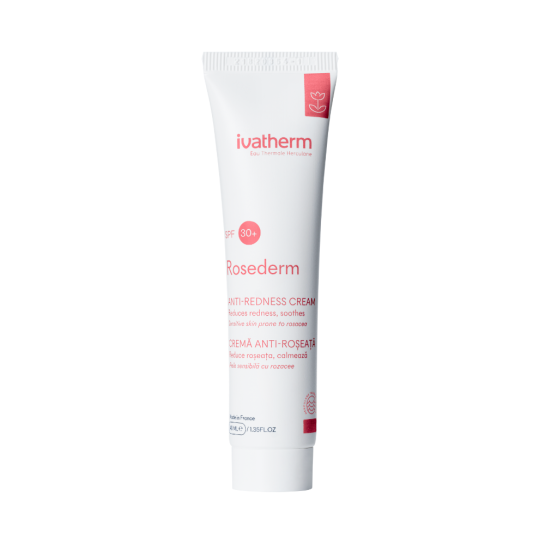 Cremă pentru piele sensibilă cuperozică Rosederm, SPF 30, 40 ml, Ivatherm 