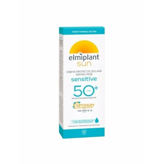Cremă protectie solară pentru fată, SPF 50+, 50ml, Elmiplant