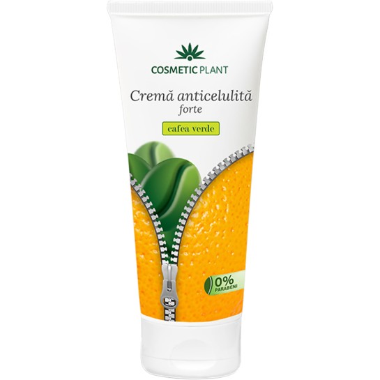 Cremă anticelulită forte cu extract de cafea verde, 200 ml, Cosmetic Plant
