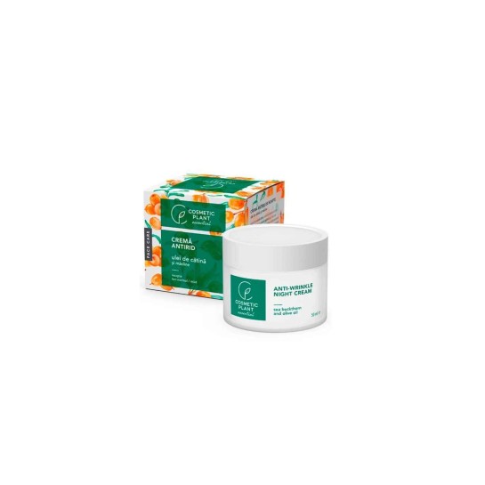 Cremă antirid de noapte cu ulei de cătină şi măsline, 50ml, Cosmetic Plant