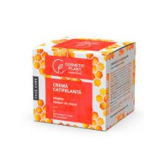 Crema catifelanta de zi cu miere si laptisor de matca, 50ml, Cosmetic Plant