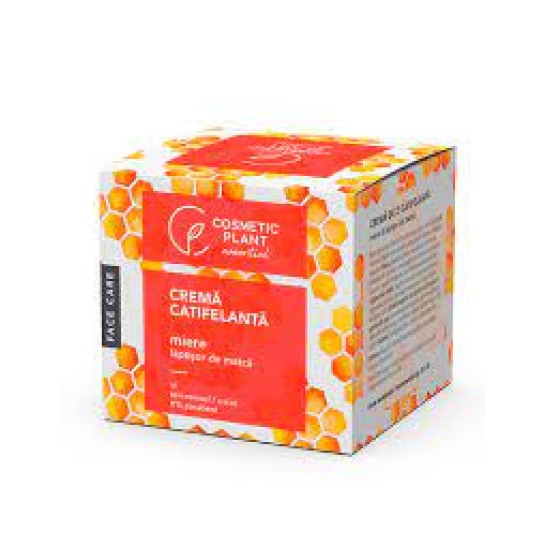Cremă catifelantă de zi cu miere si lăptisor de matcă, 50ml, Cosmetic Plant