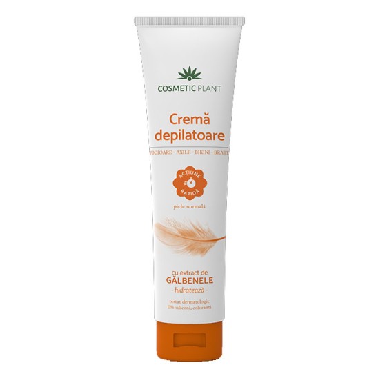 Cremă depilatoare cu extract de gălbenele, 150ml, Cosmetic Plant