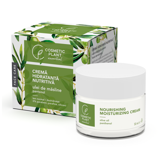Cremă hidratantă nutritivă ulei de măsline & pantenol, 50ml, Cosmetic Plant