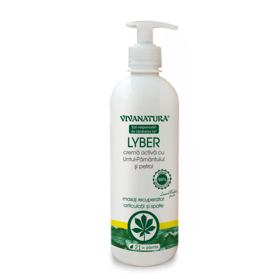 Cremă LYBER activă cu untul pămantului si petrol, 500ml, VivaNatura