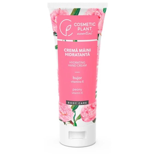 Cremă maini hidratantă cu extract de bujor & vitamina E, 100ml, Cosmetic Plant