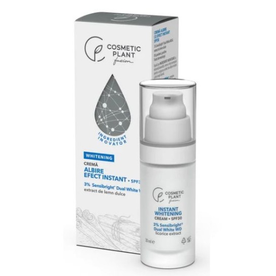 Cremă pentru albire cu efect instant SPF20 cu 3% Sensibright®, 30ml, Cosmetic Plant