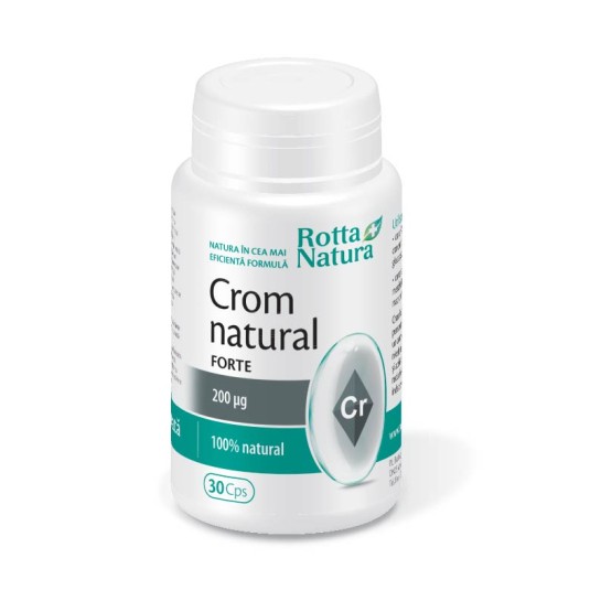Crom natural forte, 30 capsule, Rotta Natura