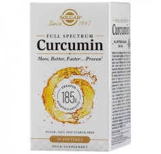 Curcumin spectru complet, 30 capsule, Solgar